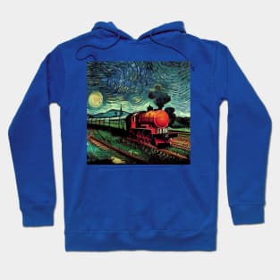 Starry Night Wizarding Express Train Hoodie